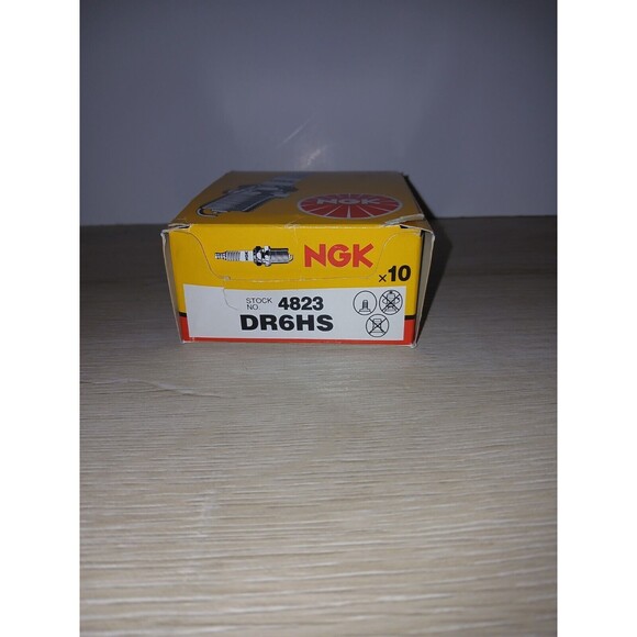 Set of 6 NGK Standard Spark Plugs DR6HS 4823  Made In Japan EAC New - Picture 5 of 16